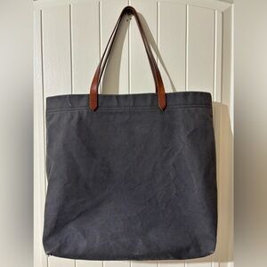 Preloved Distressed J.crew Madewell Gray Tote